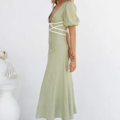Kellie Dress SAGE 11 Kellie Dress SAGE -Heschung shop 0L4A2137 17365.1666150196