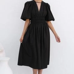 Teresa Dress BLACK -Heschung shop 0L4A2208 70803.1666149915