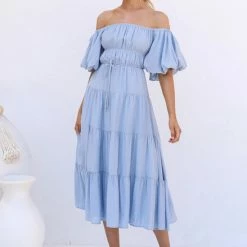 Monaco Dress SKY BLUE -Heschung shop 0L4A2247 16207.1666150145