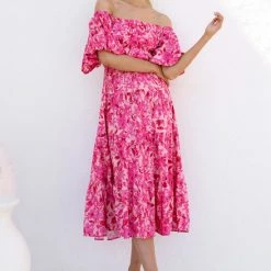 Monette Dress FUCHSIA FLORAL 12 Monette Dress FUCHSIA FLORAL -Heschung shop 0L4A2342 29328.1666150013