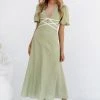 Kellie Dress SAGE -Heschung shop 10L4A2116 93762.1666694949