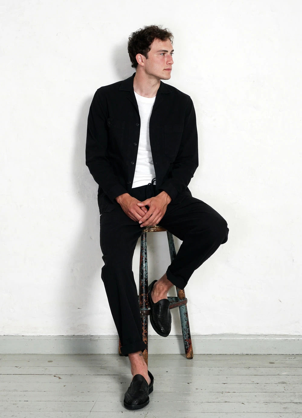 HANSEN GARMENTS SAM | Casual Over Shirt | Black 8 HANSEN GARMENTS SAM | Casual Over Shirt | Black - Image 6