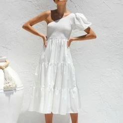 Alexandra Dress WHITE -Heschung shop 1IMG 7344 09115.1668078963