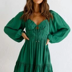 Danny Dress FOREST GREEN