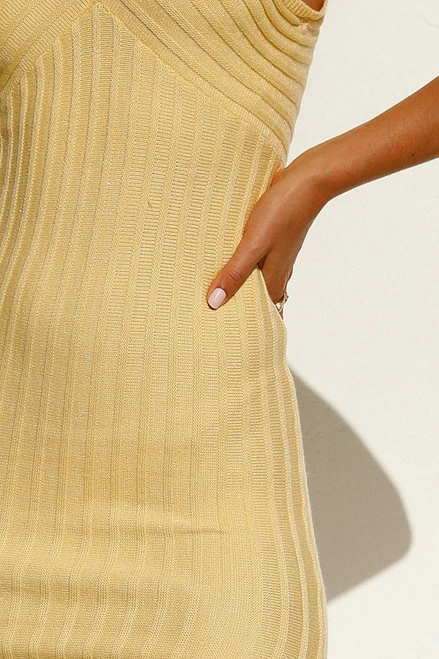 Manon Midi Dress YELLOW 9 Manon Midi Dress YELLOW - Image 7