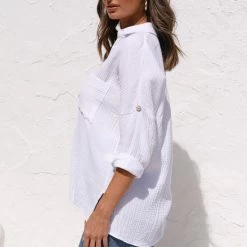 Eleanor Shirt WHITE 23 Eleanor Shirt WHITE -Heschung shop 1 L4A3055 64923.1652762216