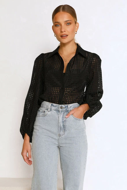 Maliah Top BLACK 5 Maliah Top BLACK - Image 3