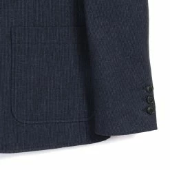 HANSEN GARMENTS CHRIS | Classic Two Button Blazer | Brushed Blue 18 HANSEN GARMENTS CHRIS | Classic Two Button Blazer | Brushed Blue -Heschung shop 22 42 3 chris blazer cotton brushedblue 5