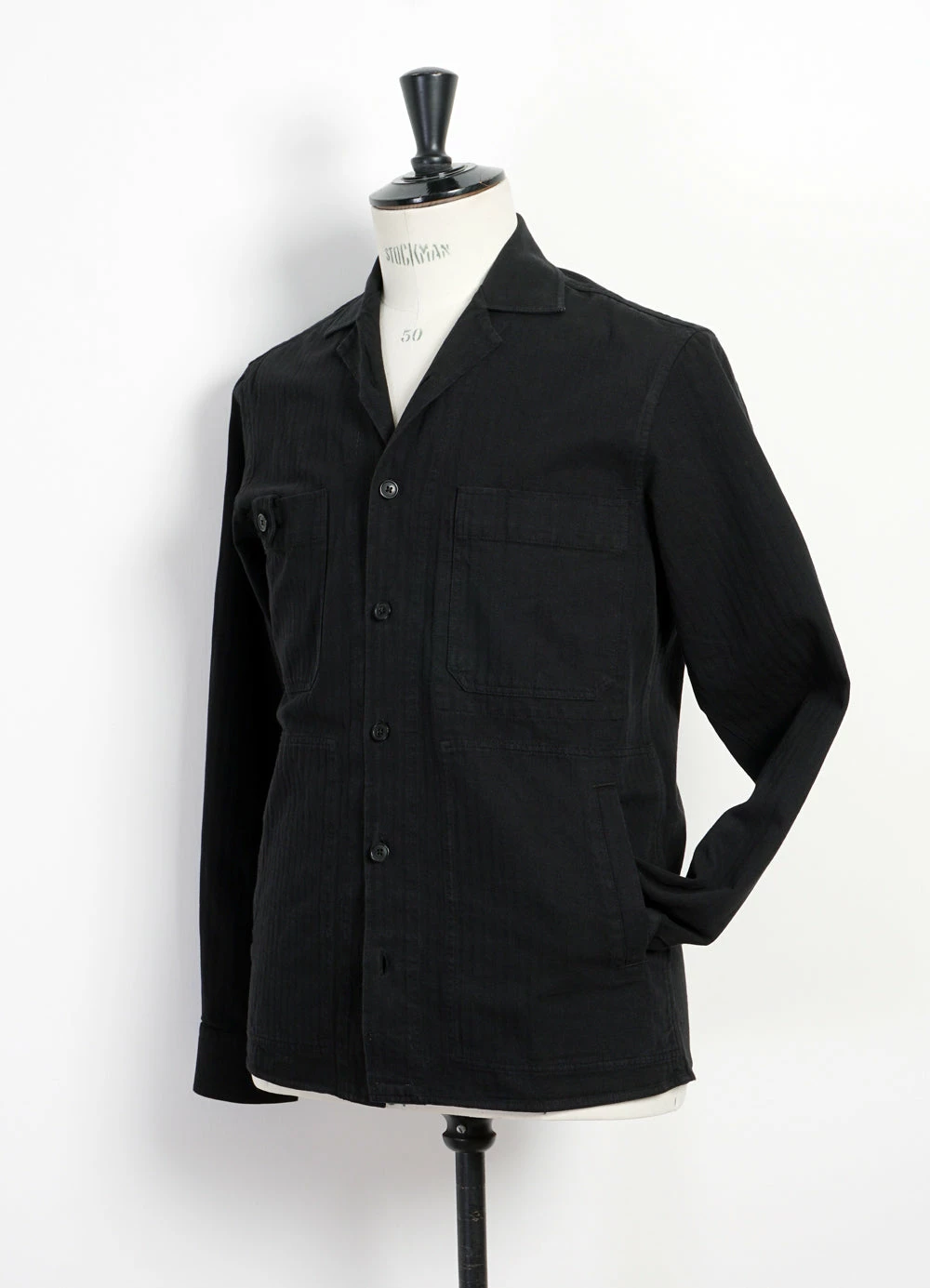 HANSEN GARMENTS SAM | Casual Over Shirt | Black 5 HANSEN GARMENTS SAM | Casual Over Shirt | Black - Image 3