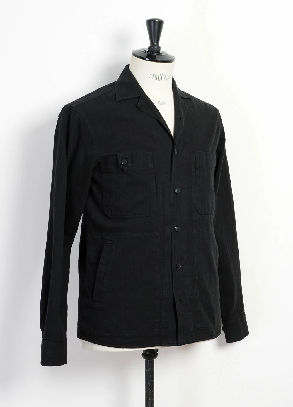 HANSEN GARMENTS SAM | Casual Over Shirt | Black 6 HANSEN GARMENTS SAM | Casual Over Shirt | Black - Image 4