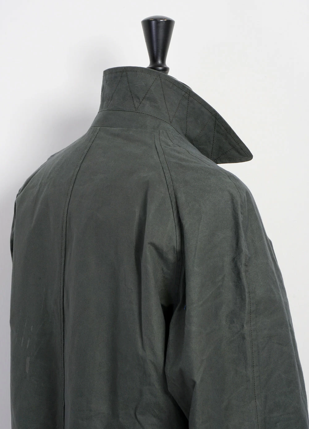 HANSEN GARMENTS MORTEN | Long Windbreaker Coat | Dark Sage 6 HANSEN GARMENTS MORTEN | Long Windbreaker Coat | Dark Sage - Image 4