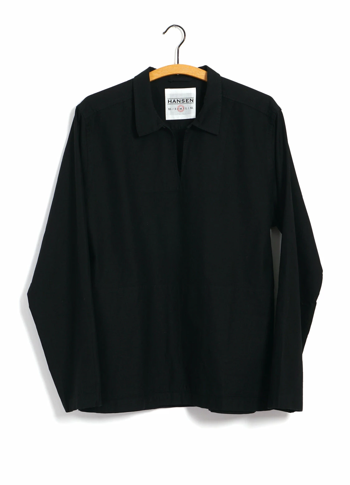 HANSEN GARMENTS MAGNE | Casual Pull-on Shirt | Black 3 HANSEN GARMENTS MAGNE | Casual Pull-on Shirt | Black