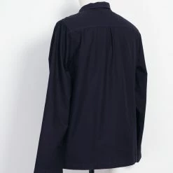 HANSEN GARMENTS MAGNE | Casual Pull-on Shirt | Blue 9 HANSEN GARMENTS MAGNE | Casual Pull-on Shirt | Blue -Heschung shop 25 12 3 magne navy 4