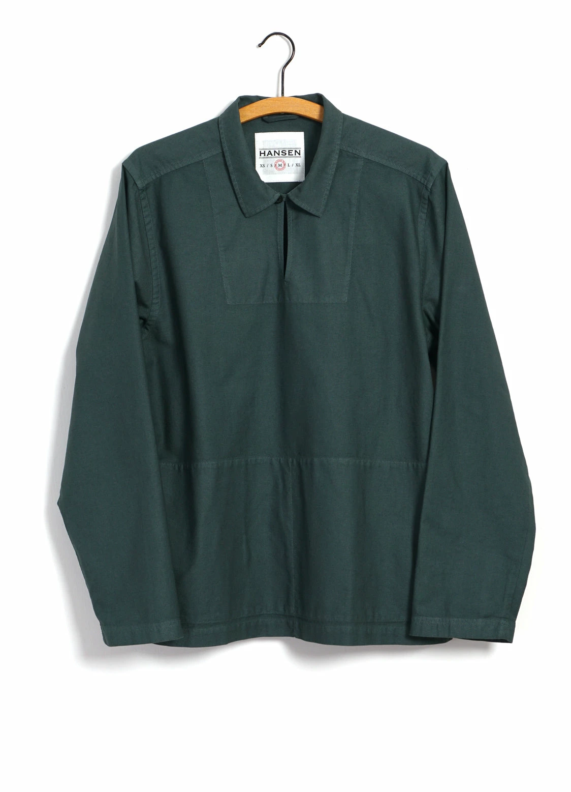 HANSEN GARMENTS MAGNE | Casual Pull-on Shirt | Petrol 3 HANSEN GARMENTS MAGNE | Casual Pull-on Shirt | Petrol