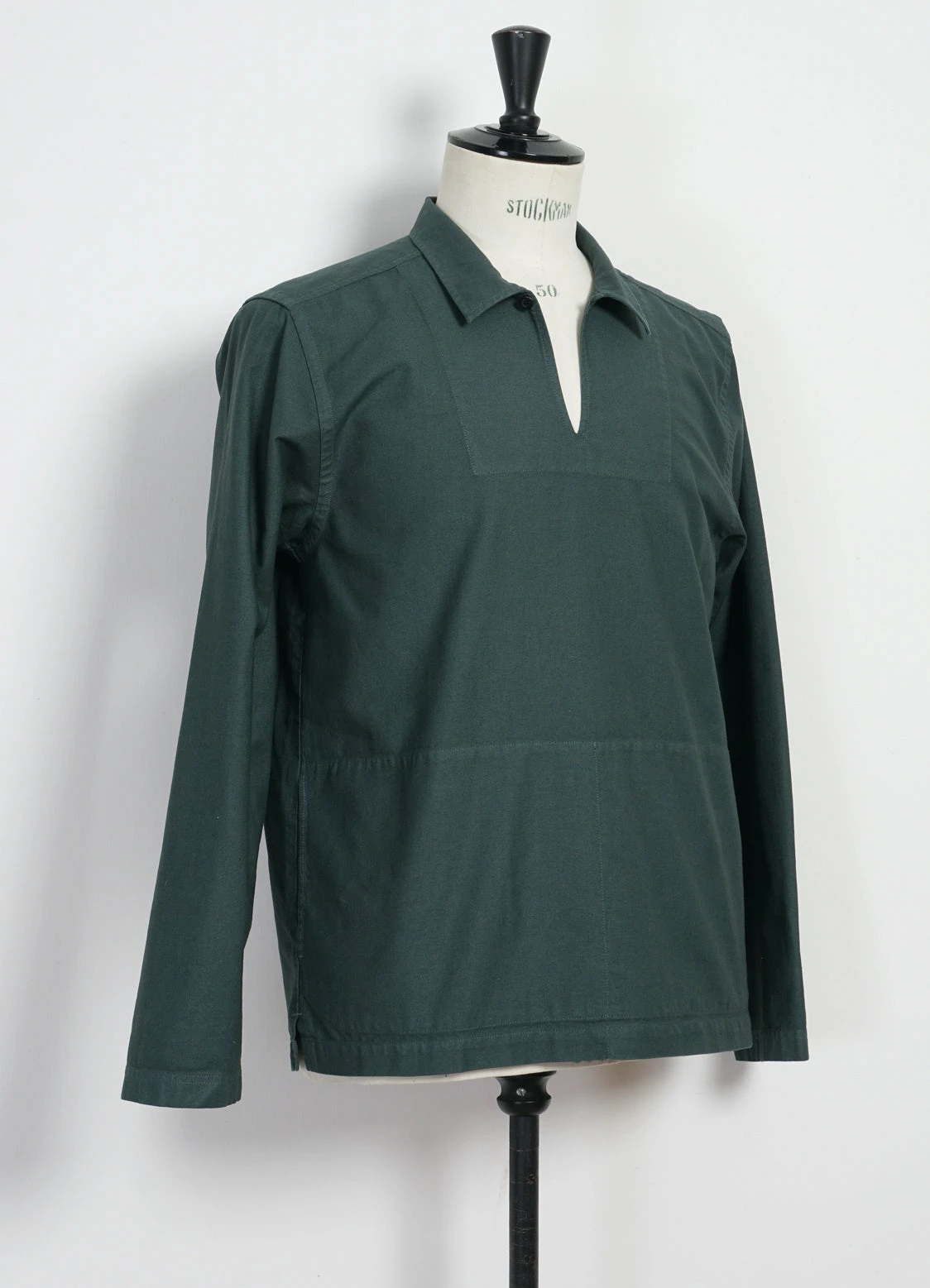 HANSEN GARMENTS MAGNE | Casual Pull-on Shirt | Petrol 4 HANSEN GARMENTS MAGNE | Casual Pull-on Shirt | Petrol - Image 2