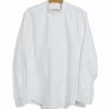 HANSEN GARMENTS RIKARD | Loose Fit Pull-on Shirt | White -Heschung shop 25 14 1 rikard white 1