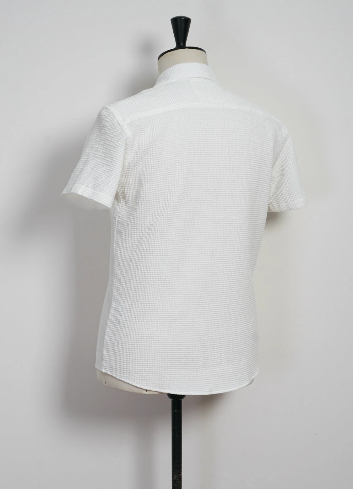 HANSEN GARMENTS JONNY | Short Sleeve Shirt | Waffle White 6 HANSEN GARMENTS JONNY | Short Sleeve Shirt | Waffle White - Image 4