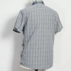 HANSEN GARMENTS JONNY | Short Sleeve Shirt | Blue Checks -Heschung shop 25 20 3 jonny blue checks 5