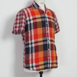 HANSEN GARMENTS JONNY | Short Sleeve Shirt | Red Checks -Heschung shop 25 20 8 jonny red checks 3