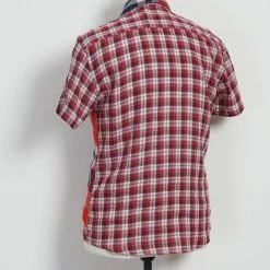HANSEN GARMENTS JONNY | Short Sleeve Shirt | Red Checks -Heschung shop 25 20 8 jonny red checks 5