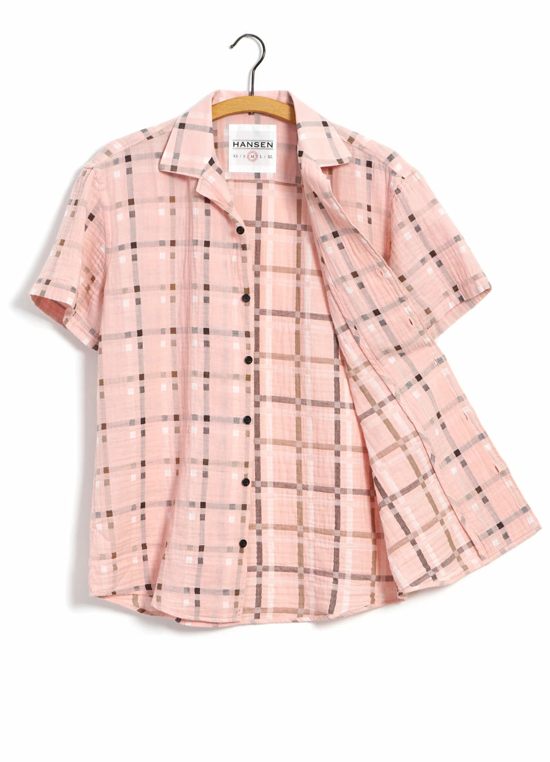 HANSEN GARMENTS JONNY | Short Sleeve Shirt | Vegas Pink 6 HANSEN GARMENTS JONNY | Short Sleeve Shirt | Vegas Pink - Image 4
