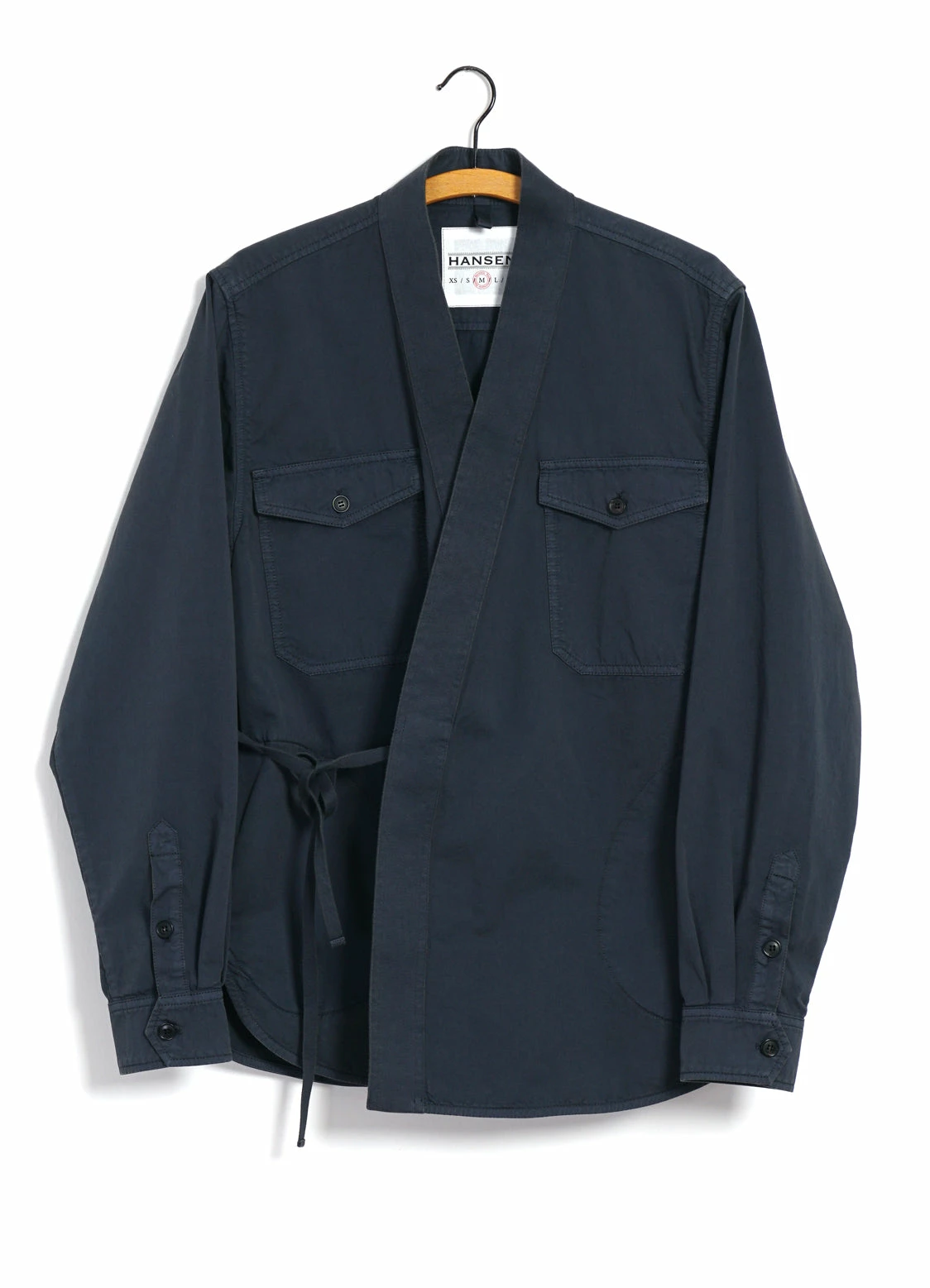 HANSEN GARMENTS REMY | East & West Shirt Jacket | Blue Grey 3 HANSEN GARMENTS REMY | East & West Shirt Jacket | Blue Grey