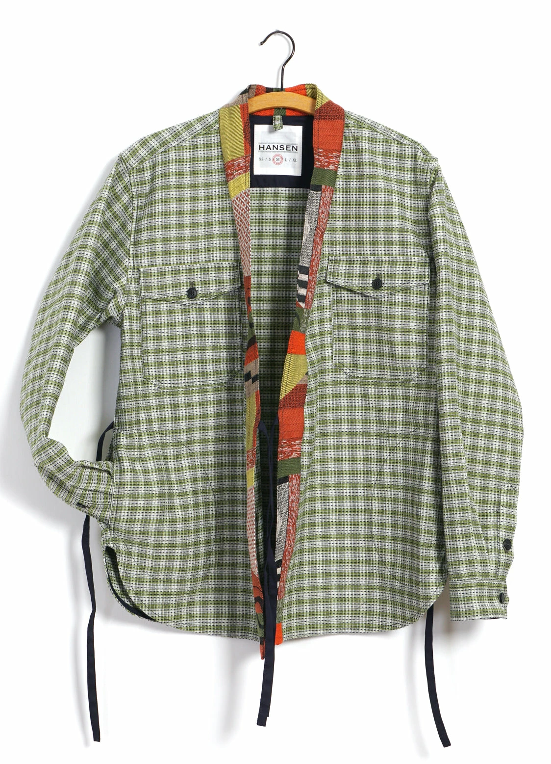 HANSEN GARMENTS REMY | East & West Shirt Jacket | Sashiko Green+ 9 HANSEN GARMENTS REMY | East & West Shirt Jacket | Sashiko Green+ - Image 7