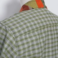 HANSEN GARMENTS REMY | East & West Shirt Jacket | Sashiko Green+ 15 HANSEN GARMENTS REMY | East & West Shirt Jacket | Sashiko Green+ -Heschung shop 25 80 6 remy sashiko green plus 6