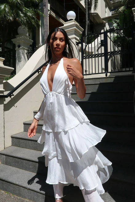 Kasey Dress WHITE 5 Kasey Dress WHITE - Image 3