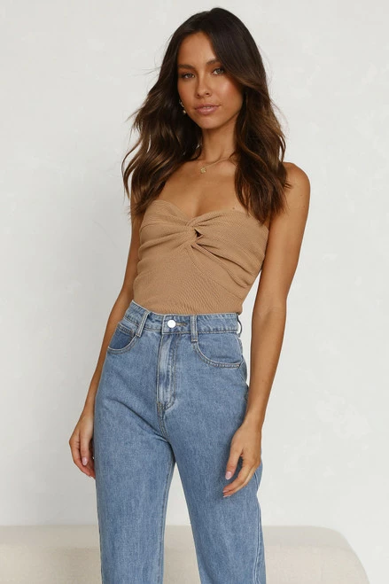 Brandi Top TAN 3 Brandi Top TAN