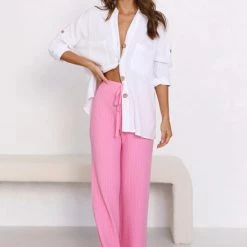 Levi Knit Pants PINK 15 Levi Knit Pants PINK -Heschung shop 4L8A1753 59105.1653535528