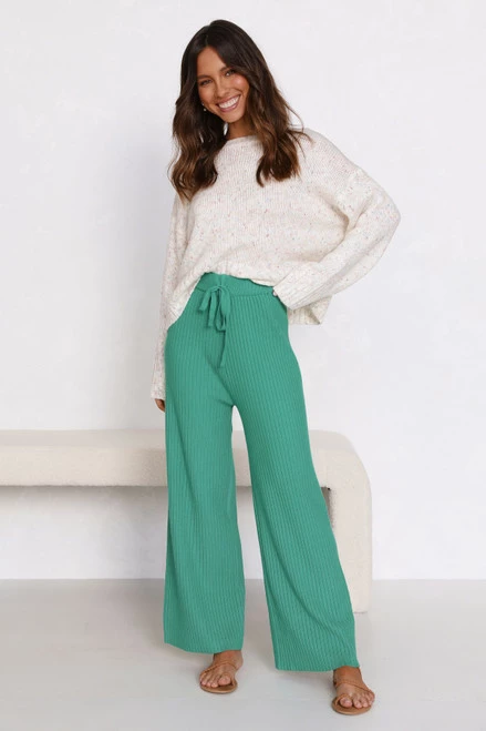 Levi Knit Pants TEAL 7 Levi Knit Pants TEAL - Image 6