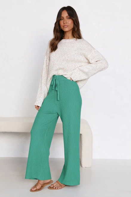 Levi Knit Pants TEAL 9 Levi Knit Pants TEAL - Image 8