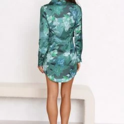 Olivia Dress GREEN FLORAL 19 Olivia Dress GREEN FLORAL -Heschung shop 4L8A1925 23603.1653535568