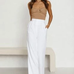 Carlee Pants WHITE -Heschung shop 4L8A2095 53548.1653373770