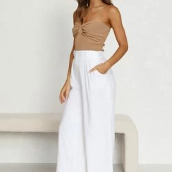 Carlee Pants WHITE -Heschung shop 4L8A2101 84774.1653373759
