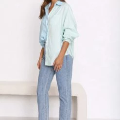 Lira Shirt BLUE -Heschung shop 4L8A2233 06621.1654057910