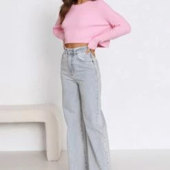 Robyn Knit Top PINK -Heschung shop 4L8A2760 53062.1653535855
