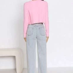 Robyn Knit Top PINK -Heschung shop 4L8A2761 90763.1654056727