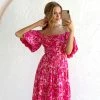 Monette Dress FUCHSIA FLORAL 2 Monette Dress FUCHSIA FLORAL -Heschung shop 5IMG 9534 2 78274.1666242717
