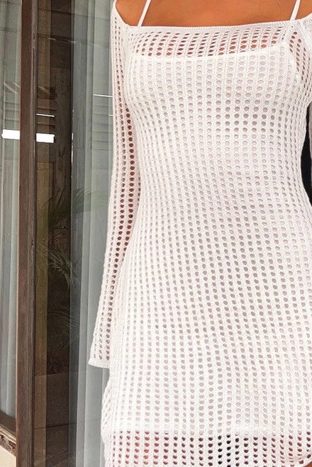 Mason Dress WHITE 9 Mason Dress WHITE - Image 7