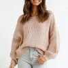 Mona Knit Top SAND 2 Mona Knit Top SAND -Heschung shop 5 L4A0154 76685.1650533740