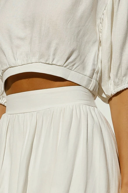 Bea Maxi Skirt WHITE 13 Bea Maxi Skirt WHITE - Image 11