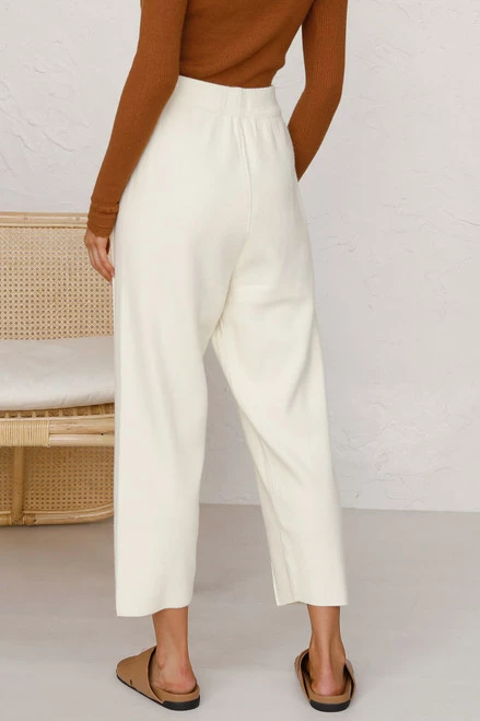 Sonny Knit Pants CREAM 9 Sonny Knit Pants CREAM - Image 7