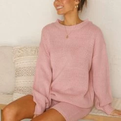 Josie Knit Shorts PINK 24 Josie Knit Shorts PINK -Heschung shop 5 L4A7802 06263.1591165421