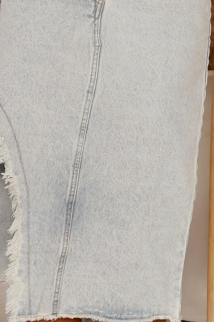 Pia Denim Skirt LIGHT WASH 11 Pia Denim Skirt LIGHT WASH - Image 9