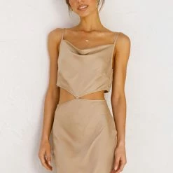 Eisley Midi Dress TAUPE -Heschung shop 6 L4A3906 16249.1629960670