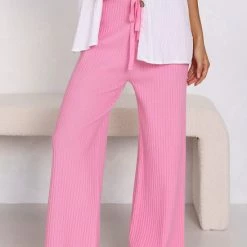 Levi Knit Pants PINK 17 Levi Knit Pants PINK -Heschung shop 74L8A1765 82160.1653540472
