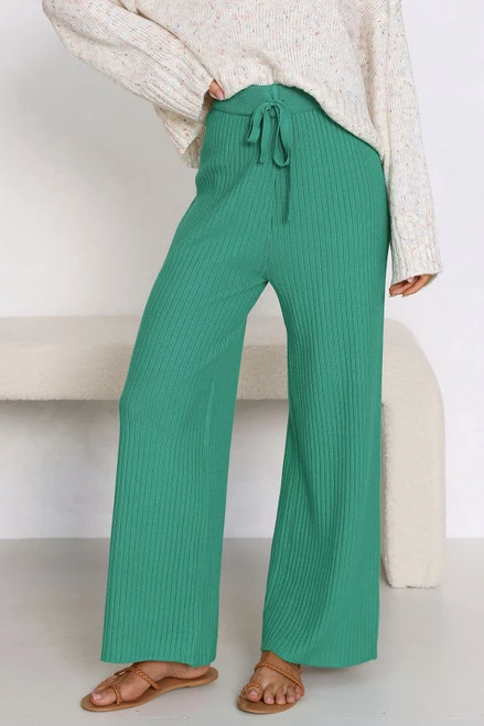 Levi Knit Pants TEAL 6 Levi Knit Pants TEAL - Image 5