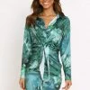 Olivia Dress GREEN FLORAL -Heschung shop 94L8A1908 48025.1653540585